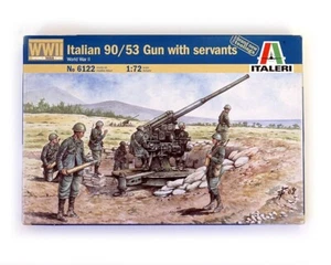 ITALERI 6122 KIT 1/72 1:72 Italian 90/53 Gun with servant - Picture 1 of 2