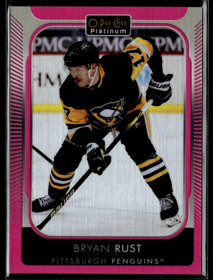 2021-22 O-Pee-Chee Platinum matte pink Bryan Rust #110 H10R4I - Image 1 of 2