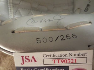 CAL RIPKEN JR SIGNED BASEBALL GLOVE JSA LMTD ED, VERY RARE. STUNNING - Picture 1 of 8