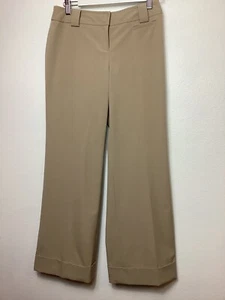 Loft Petites Pants size 2 Khaki Tan Julie Trouser Low Rise Professional Casual - Picture 1 of 11