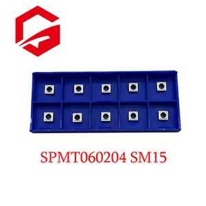 10pcs SPMT060204 SM15 Carbide Inserts Drilling InsertsFor Stainless Steel - Picture 1 of 8