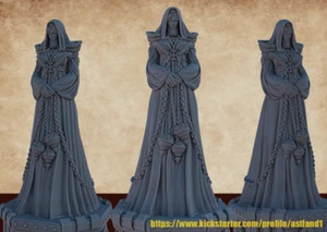 statue acolyte hauteur 15 cm avec piedestal - Picture 1 of 1
