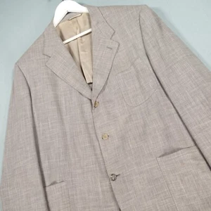 Canali x Loro Piana Blazer Jacket Mens 60 Grey Italian Wool Luxury Three Button - Picture 1 of 24