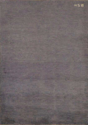 Luxurious Gabbeh Solid Design Wool Modern Accent Rug - Brand New 3x5 ft - Image 1 of 4