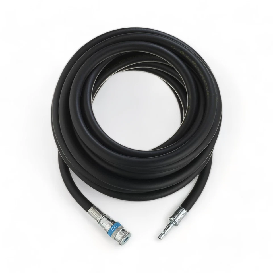 PCL Rubber Airline 8mm x 15m Hose + Adaptor + Connector Vertex Couplings