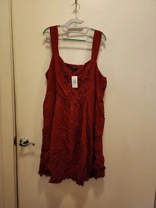 Torrid Red Challis Kleid - Bild 1 von 4