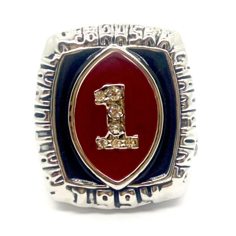 1994 Nebraska Cornhuskers BRYANT Silver Ring College Football Champion Fan Game Cover