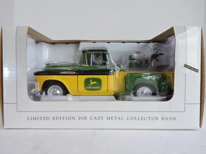 1957 VTG John Deere Chevy PU w Snow Blower No.78038 1/25th Scale NEW IN ORIG BOX - Picture 1 of 12