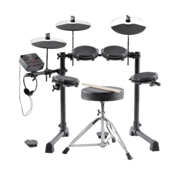 Batería Electrónica 7 Pad Módulo de Sonido y Pieles Malla Alesis Debut Kit Nuevo - Imagen 1 de 4