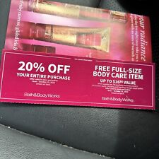 Bath & Body Works Coupons 20% Off Entire Purchase & Extra Gift Expires 10/29/23