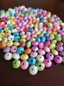 Multi Color - Multi Faceted Bead Lot Of 200 - Picture 1 of 3