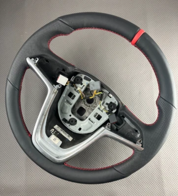 Lederlenkrad Opel Mokka 2012-2015 Astra J Zafira C  NEU LEDERBEZUG Neu Beziehen - Bild 1 von 2