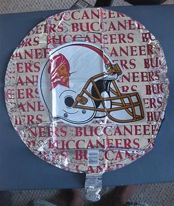 TAMPA BAY BUCCANEERS MYLAR BALLON 17" ALTES LOGO ZWEISEITIG NEU NFL - Bild 1 von 2
