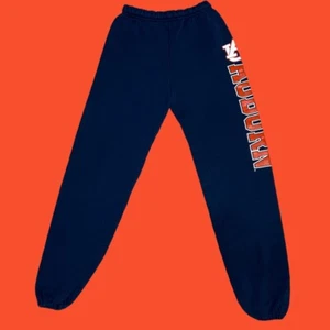 Vintage 90s Russell Athletic Auburn University Tigers Joggers Sweatpants Youth L - Picture 1 of 12