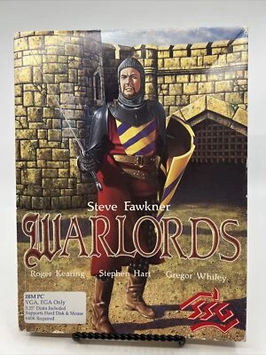 Warlords IBM Vintage Big Box Floppy Disk Pc Game *Untested* Super Rare S5 - Image 1 of 4