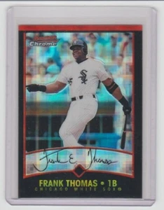 Frank Thomas White Sox 2001 Bowman cromo XFRACTOR #94 SO paralelo como nuevo - Imagen 1 de 2
