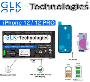 Batería GLK para iPhone 12PRO / 12 Pro batería de repuesto batería batería batería Accu A2479 SIN JUEGO - Imagen 1 de 5