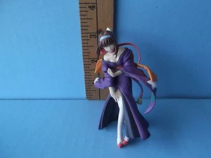 Sumire Sakura Wars Hot purple flowing dress/kimono pretty! 4"in PVC Figure - Imagen 1 de 8