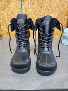 UGG Butte Coldweather wasserdichte Herrenstiefel schwarz Größe 4 - Bild 1 von 7