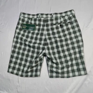 Louis Raphael Mens Shorts 38 Plaid Golf Straight Fit Modern Bradenton Pane NEW - Picture 1 of 12