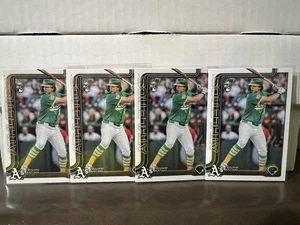 2025 Topps Update Nick Kurtz Rookie RC Lot Of 4 #US201 Athletics A’s - Picture 1 of 1