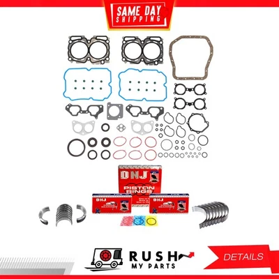 Полный комплект прокладок подшипниковых колец для двигателя 04–06 годов для Subaru Baja 2,5 л DOHC DNJ RRK720A - Изображение 1 из 4