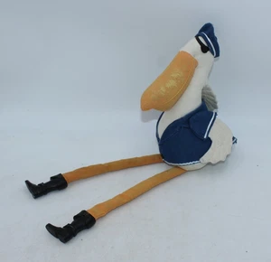 Nautical Fabric Sailor Captain Pirate Plush Shelf Sitter 19” Beach House CUTE - Picture 1 of 10