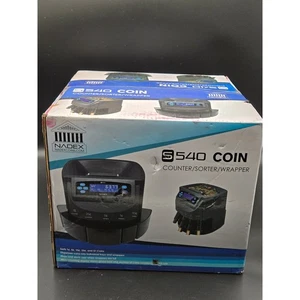 NADEX COINS NCS8-1109 S540 Coin Counting Sorter and Coin Roll Wrapper - Picture 1 of 5