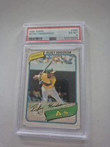 1980 Topps Set-Break #482 Rickey Henderson PSA 6 EX-MT - Picture 1 of 3