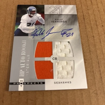 2006 Hot Prospects HP AUTO QUAD JSY SP /399 Kelly Jennings RC #223 Card (f3) - Image 1 of 2