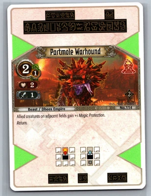 The Eye of Judgment Partmole Warhound #114 Sony PS3 Biolith Rebellion Set 2 - Image 1 of 2