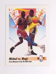 Michael vs. Magic 1991-92 SkyBox #333 - Picture 1 of 6