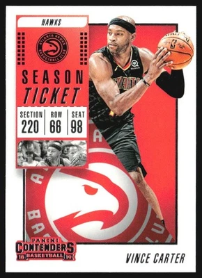2018-19 Panini Contenders Season Ticket Vince Carter #22 BG6-3 - Image 1 of 2