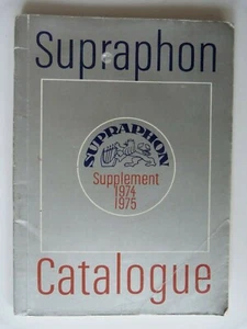 E9 KATALOG SUPRAPHON SCHALLPLATTEN 1974 1975 VINYL KLASSIKER - Bild 1 von 5