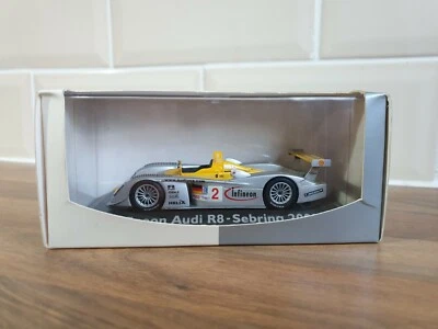 MINICHAMPS/SEBRING 2002 - COCHE DE CARRERAS AUDI R8 - COCHE MODELO ESCALA 1/43 - 85045 Foto 1 de 4