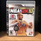 Nba 2K10 Tenth (Sony Playstation 3, 2009) Complete W/Manual! Tested!  Cib