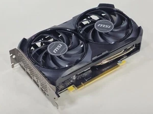 MSI GeForce RTX 4060 Ti VENTUS 2X BLACK OC 8GB 8G 128-bit GDDR6 PCI-E 4.0 NVIDIA - Picture 1 of 15