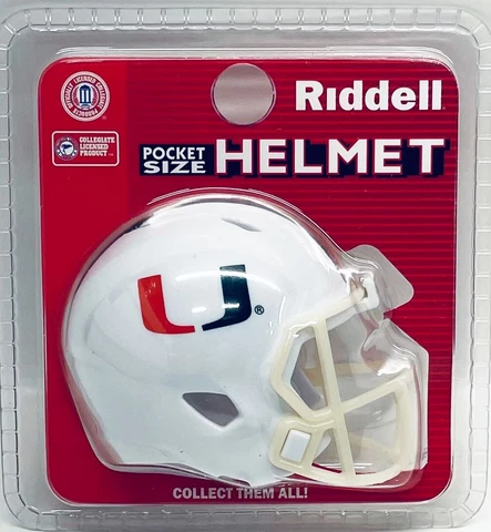 Miami Hurricanes Riddell Pocket Pro Helmet Cover