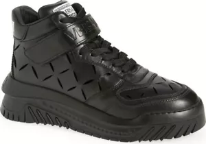 NWB (Retail $1,175) Versace Mens High Top Slashed Odissea Sneakers US 8 /  IT 41 - Picture 1 of 6