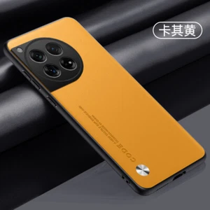For OnePlus 12, Luxury Shockproof Business Retro Leather Soft Rubber Case Cover - Picture 1 of 24