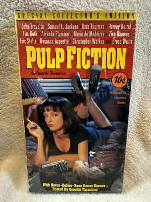 Pulp Fiction VHS, Special Collectors Edition, Sealed - Image 1 of 4