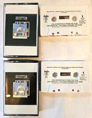 Led Zeppelin The Soundtrack From The Film The Song Remains the Same Cassette 1&2 - Image 1 of 3