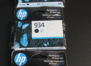 HP 934 Black Original Ink Cartridge - 3 cartridges - Best by 7/25 - Picture 1 of 2