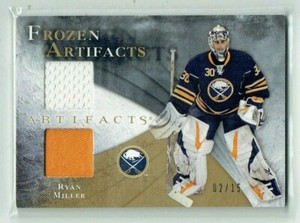 10-11 UD Upper Deck Frozen Artifacts  Ryan Miller  /15  Patch--Jersey