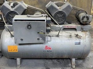 Leroi Duplex Oilless Pre-Owned Air Compressor 3 HP On Both Motor 230/460 Volts - Picture 1 of 10