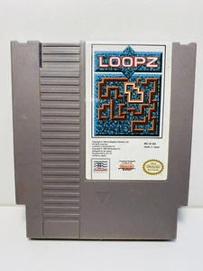 LOOPZ -- NES Nintendo Original Classic Authentic Puzzle Game - Picture 1 of 2