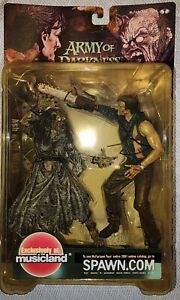 ASH & PIT WITCH Army of Darkness McFarlane Toys 2001 Musicland Exclusive Set NIB