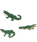 3 Spielzeug Alligator oder Krokodil 6035 Spiel Stck. Micro-Mini Puppenhaus Shoppe Miniatur