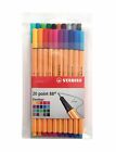 Stabilo Point 88 Fineliner 0.4mm | Wallet 20 Pens Art Colour Drawing Stationery