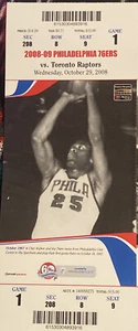 Biglietto Stub Sixers NBA 2008 - Same Night Phillies vince il marchio World Series debutto - Foto 1 di 2